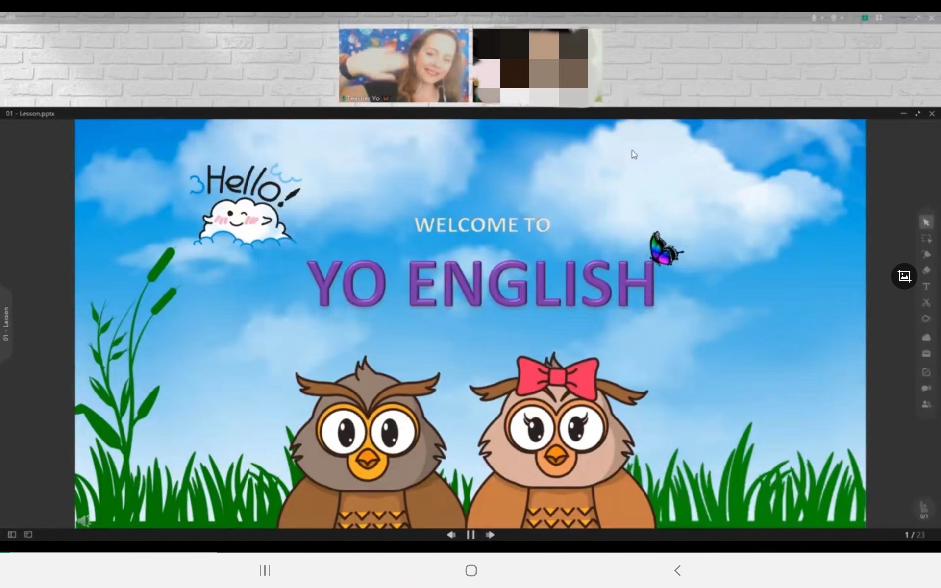 Yolande becoming an independent English teacher on ClassIn