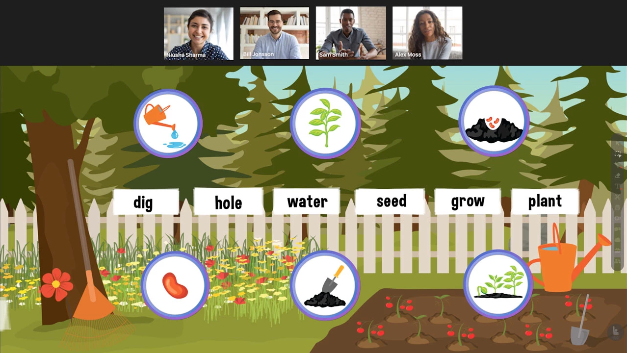 A gamified online class using ClassIn